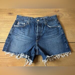 AG Alexxis High Rise Wedgie Denim Shorts